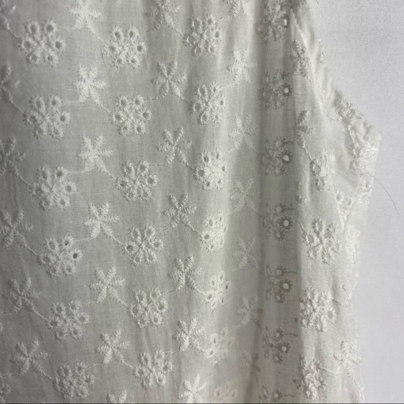 LABEL OF LOVE White Eyelet Short Sleeve Dress NWT Medium - Picture 5 of 6